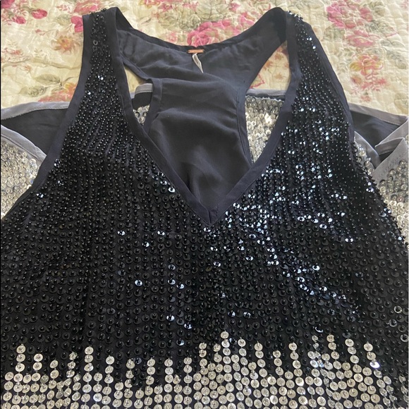 Free People CUTE Sequins Dress EUC Sz S - Picture 3 of 7
